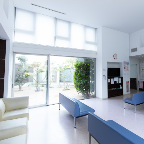 明るい広々空間